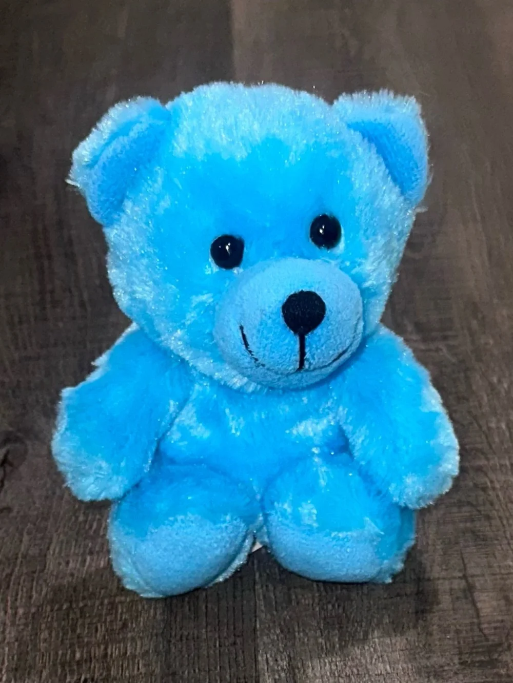 💞 Small Blue Teddy Bear Plush Stuffed Animal Toy